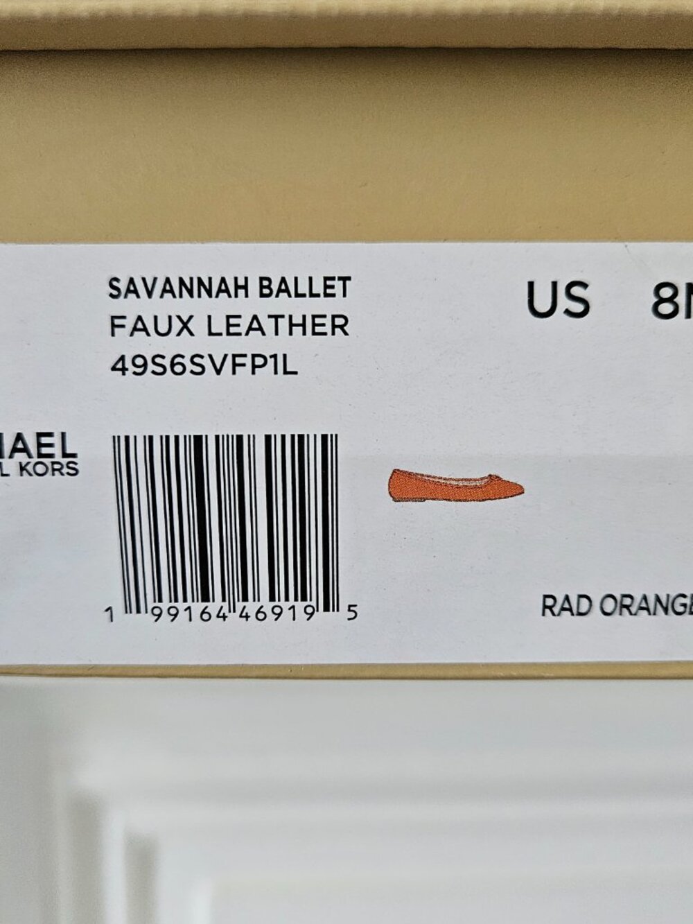 MICHAEL KORS SAVANNAH BALLET FLAT - Picture 3 of 3